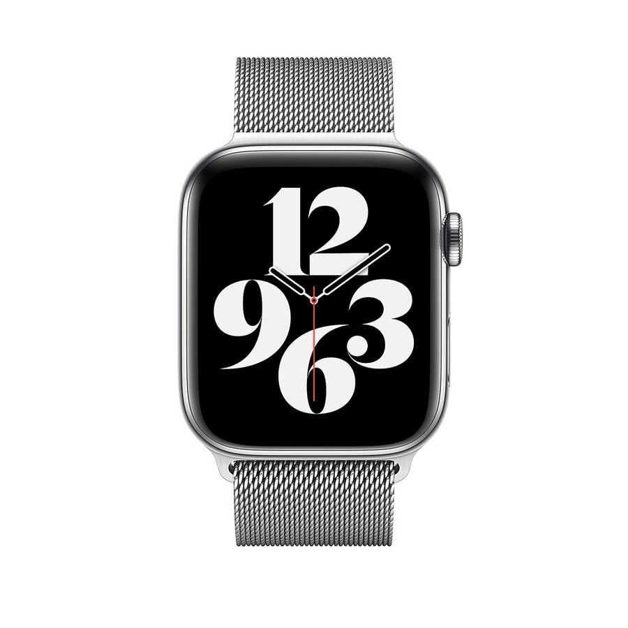 Apple Watch 44mm Wiwu Minalo Metal Kordon Gümüş