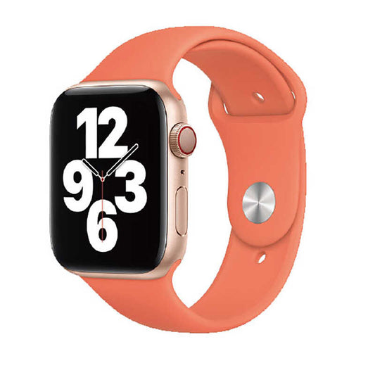 Apple Watch 44mm Wiwu Sport Band Silikon Kordon Turuncu