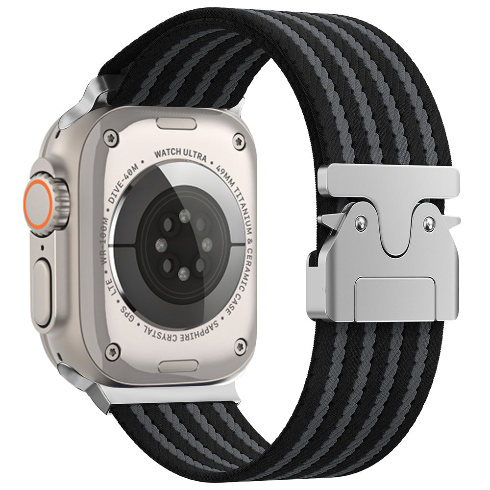 Apple Watch 49mm Zore KRD-133 Naylon Kumaş Hasır Örgülü Kordon