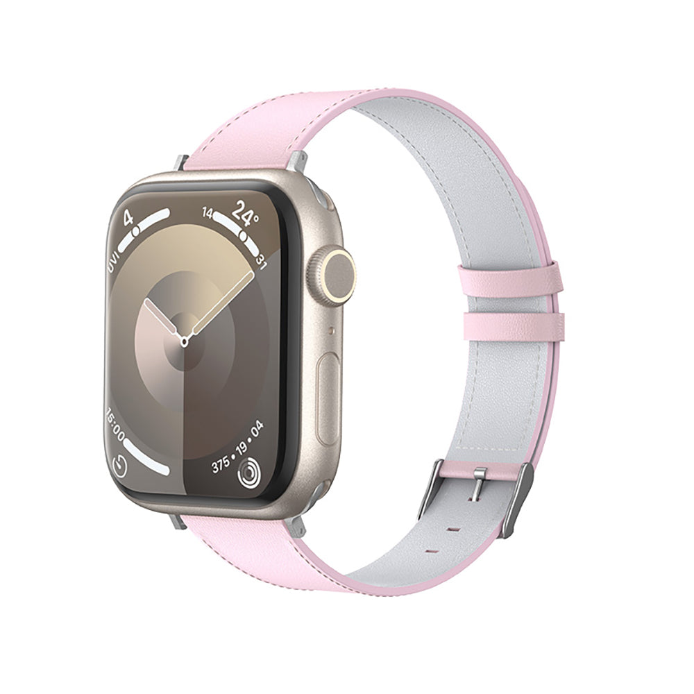 Apple Watch 7 41mm Benks Vintage Genuine Leather Serisi Deri Kordon Strap Kayış