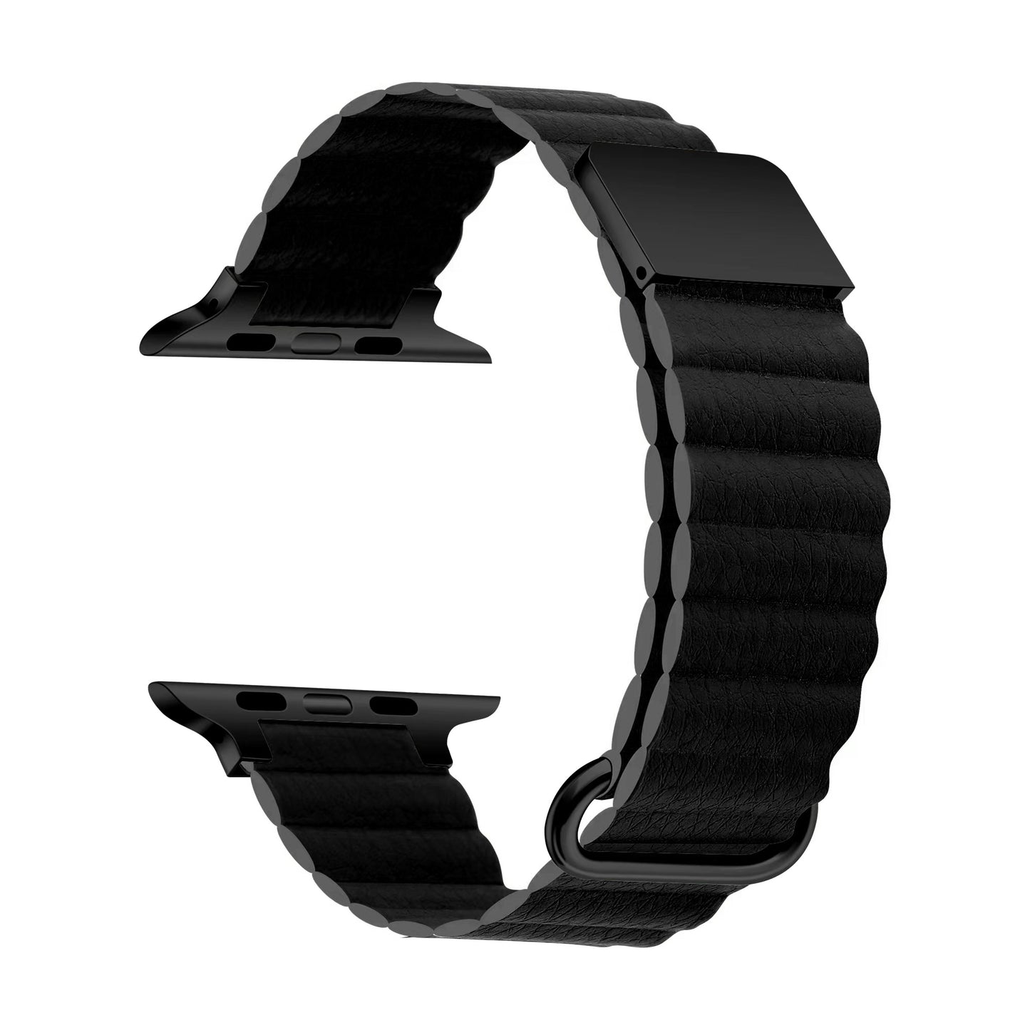 Apple Watch 7 41mm KRD-78 PU Deri Kordon Strap Kayış