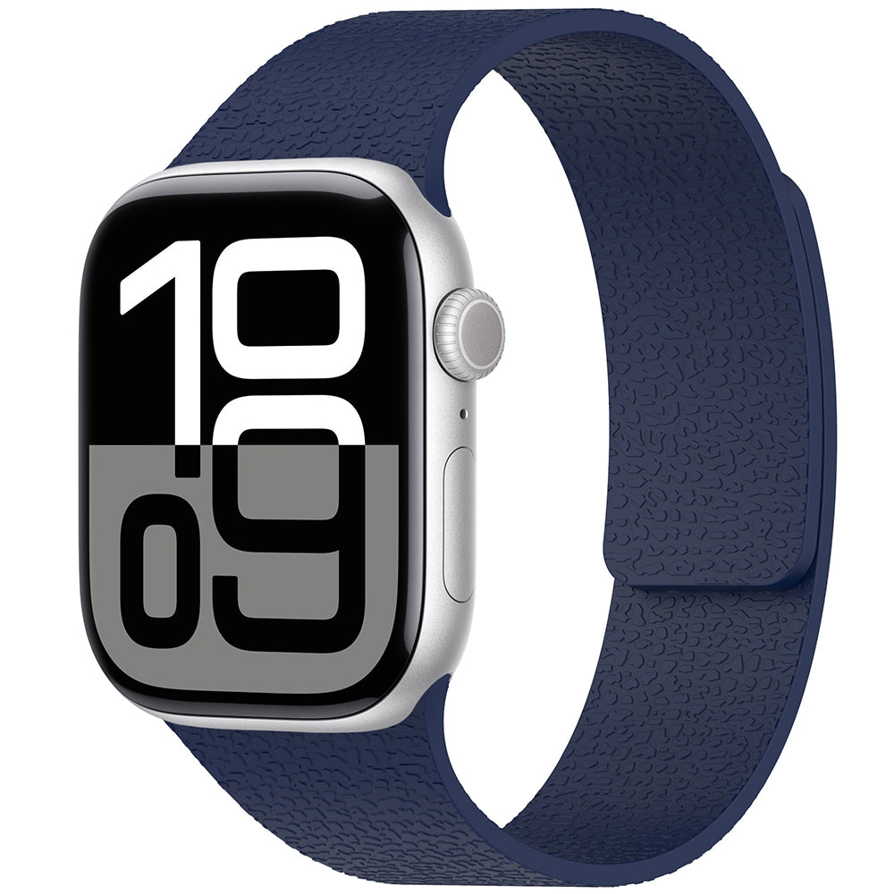 Apple Watch 7 41mm Zore KRD-136 Kabartma Desenli Silikon Kordon