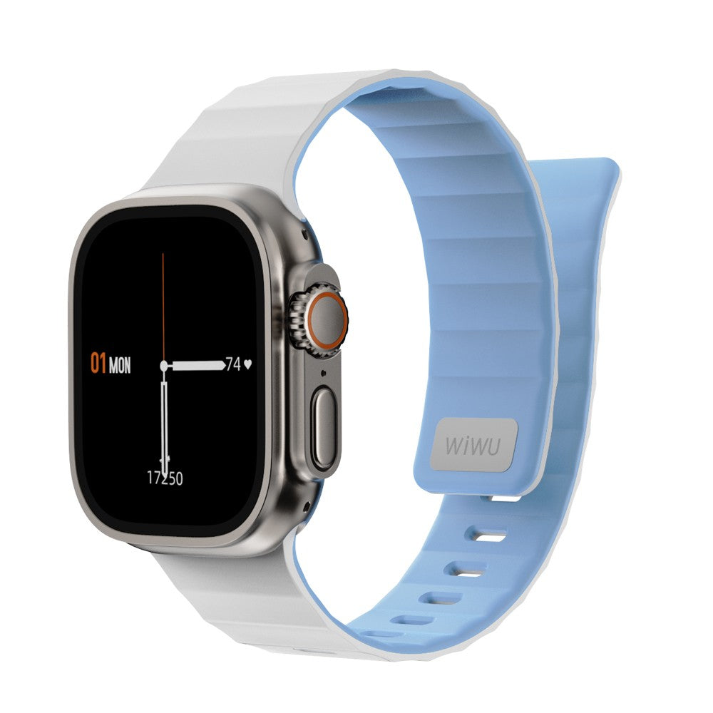 Apple Watch 7 45mm Wiwu Mag Secur Serisi Silikon Kordon