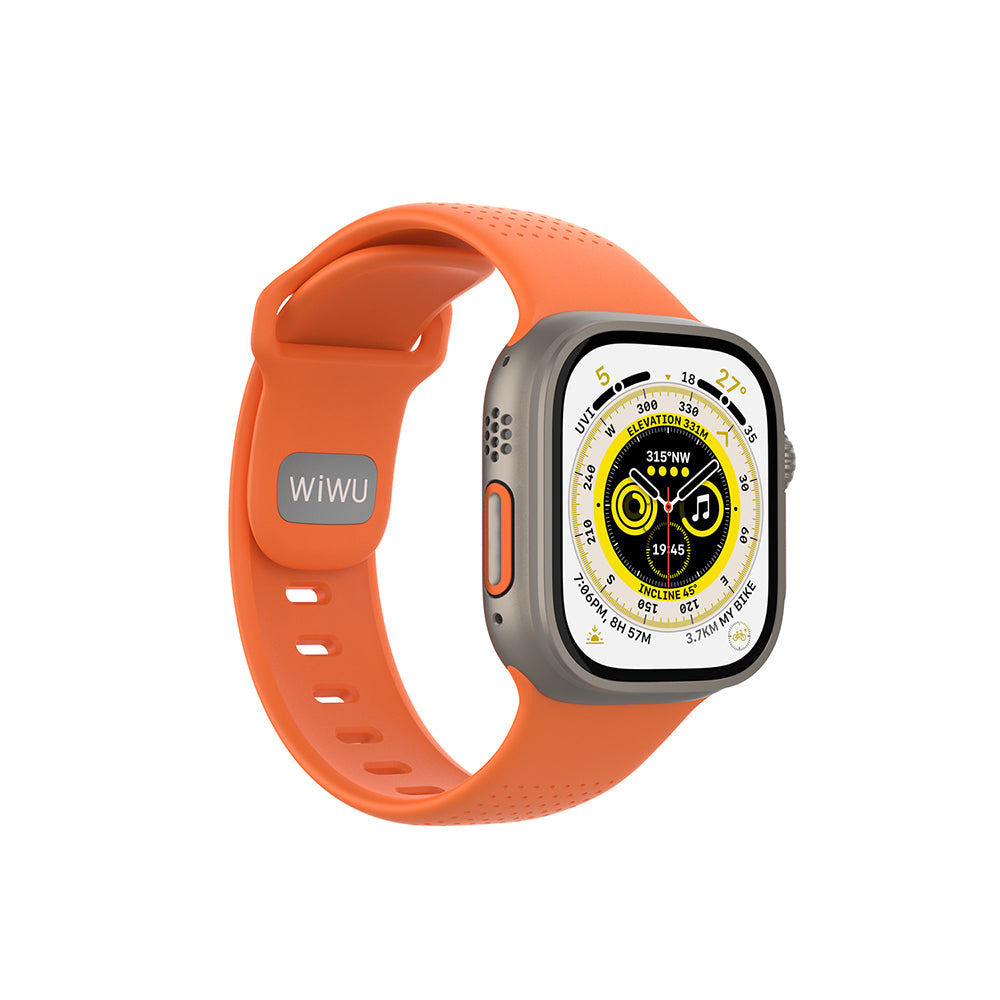Apple Watch 7 45mm Wiwu Wi-WB0201 Comf Secur Serisi Silikon Kordon
