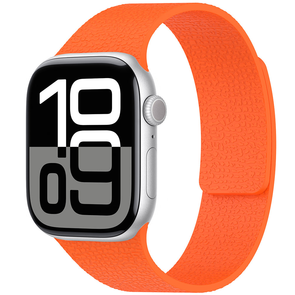 Apple Watch 7 45mm Zore KRD-136 Kabartma Desenli Silikon Kordon