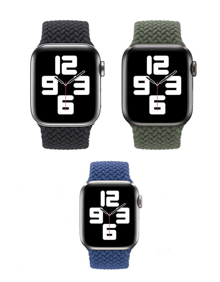 Apple Watch Ultra 49mm Kordon KRD-32 Medium Strap Kayış Blue Cobalt