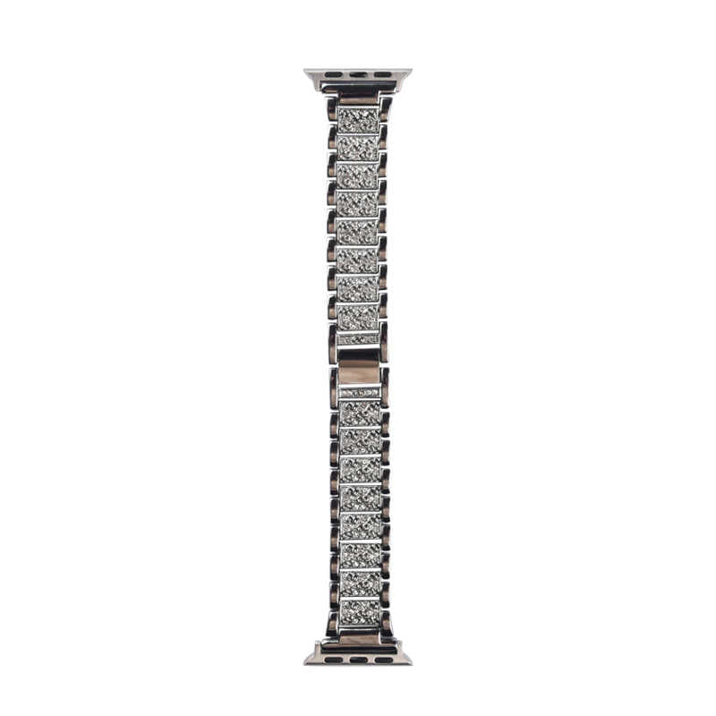 Apple Watch Ultra 49mm Kordon Wiwu Three Beads Set Auger Metal Strap Kayış Mavi