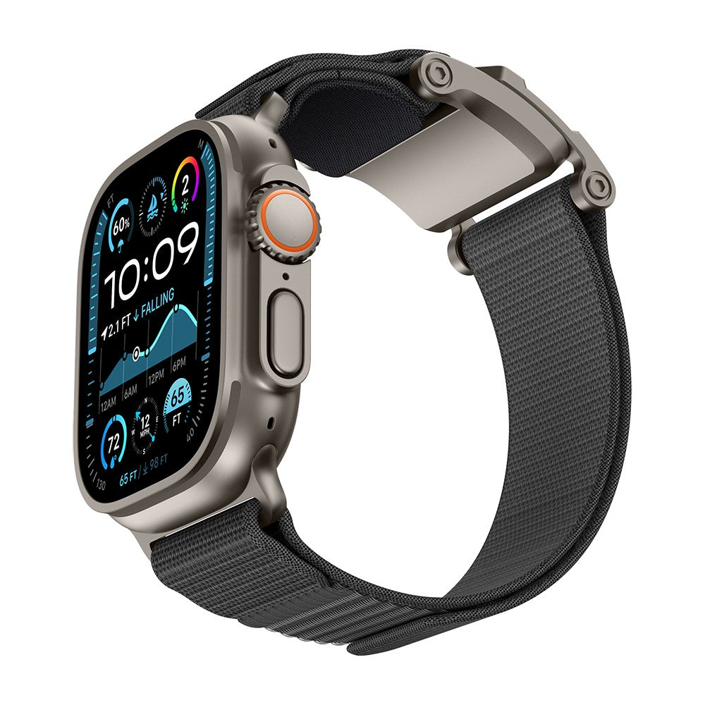 Apple Watch Ultra 49mm Mohseven iWatch Mecha Sport Hasır Kordon