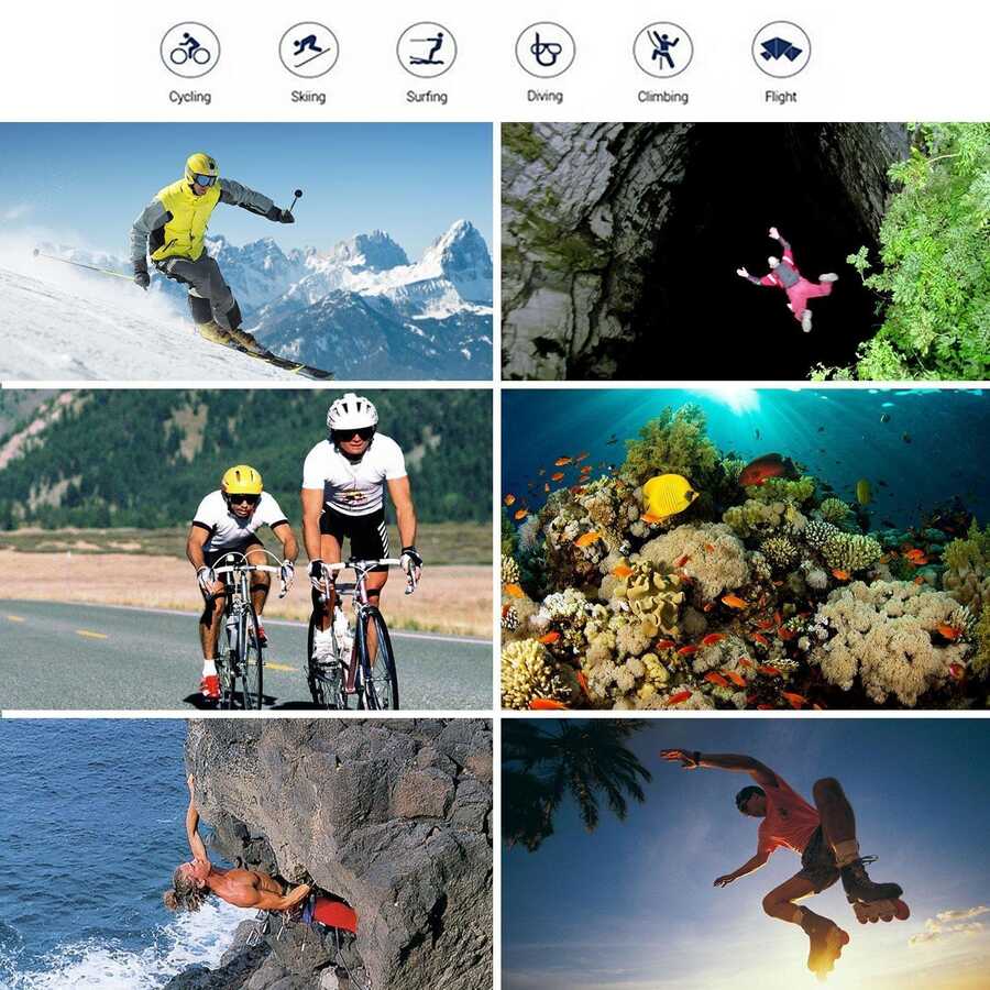 Ausek AT-G100 Aksiyon Kamerası Siyah