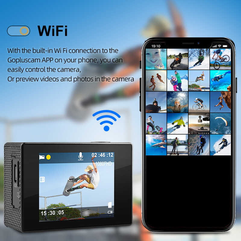 Ausek AT-G100 Aksiyon Kamerası Siyah