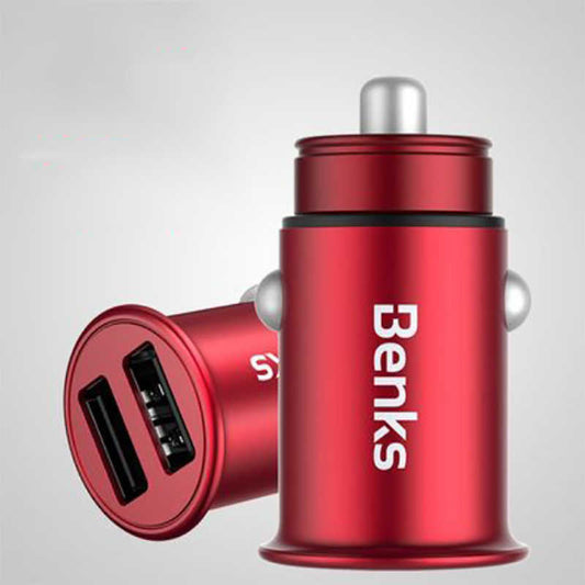 Benks C27 Dual Usb Araç Şarj Aleti 4.8A Siyah
