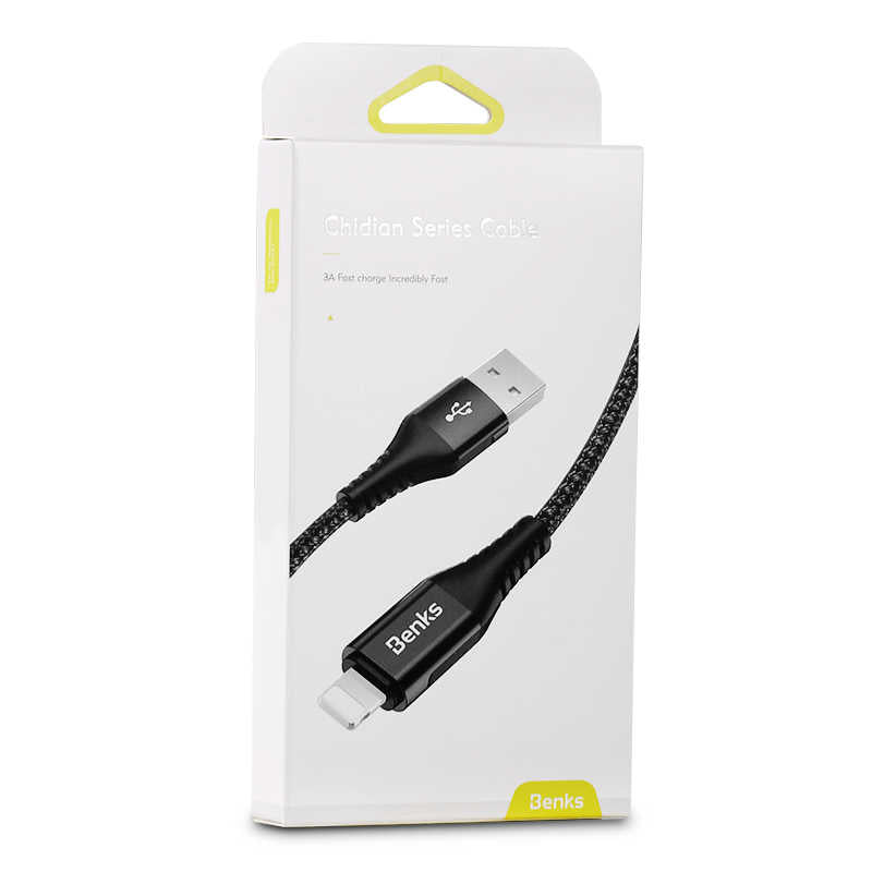 Benks D26 Lightning Usb Kablo 1.2M Mavi
