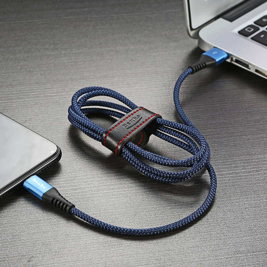 Benks D26 Lightning Usb Kablo 1.8M Mavi