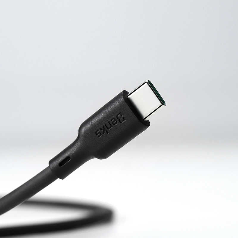 Benks D35 Type-C Fast Charging Usb Kablo 1.8M Siyah