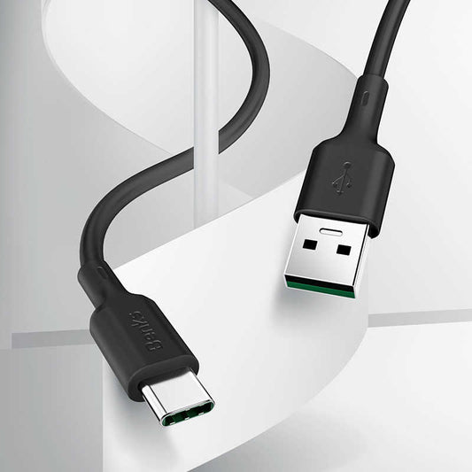 Benks D35 Type-C Fast Charging Usb Kablo 1.8M Siyah