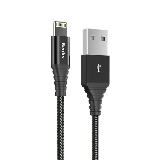 Benks M09 MFI Lightning Kablo Siyah
