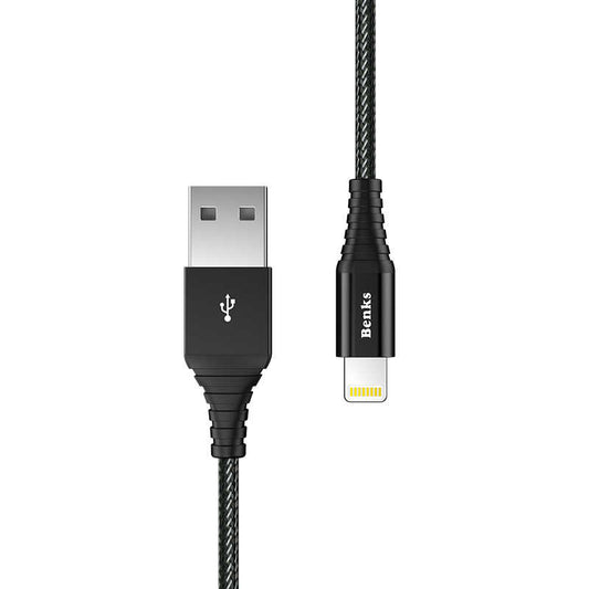 Benks M09 MFI Lightning Kablo Siyah