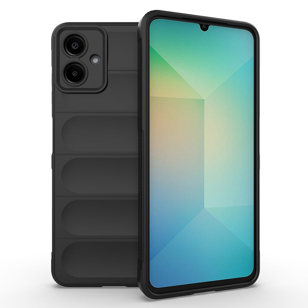 Galaxy A07 Kılıf Esnek TPU Oyuklu Arka Yüzey Tasarımlı Zore Etnik Silikon Kapak