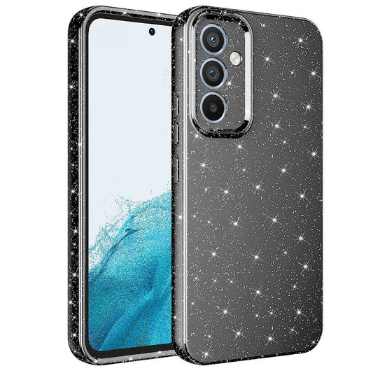 Galaxy A14 Kılıf Kamera Korumalı Simli Lüks Zore Koton Kapak