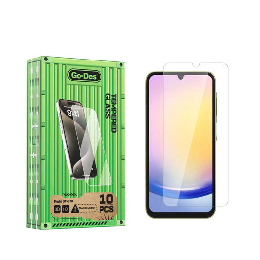 Galaxy A25 Go Des Parmak İzi Bırakmayan 9H Oleofobik Bom Glass Ekran Koruyucu Renksiz