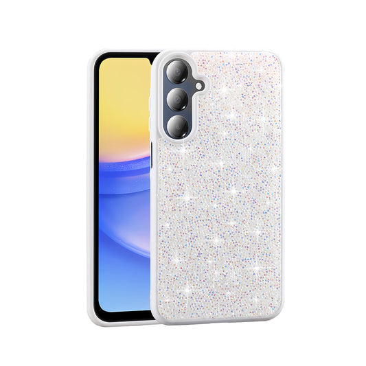 Galaxy A26 Kılıf Parlak Taşlı Tasarım Zore Pırlanta Kapak Gri