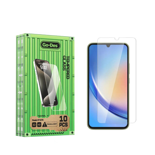 Galaxy A34 Go Des Parmak İzi Bırakmayan 9H Oleofobik Bom Glass Ekran Koruyucu Renksiz