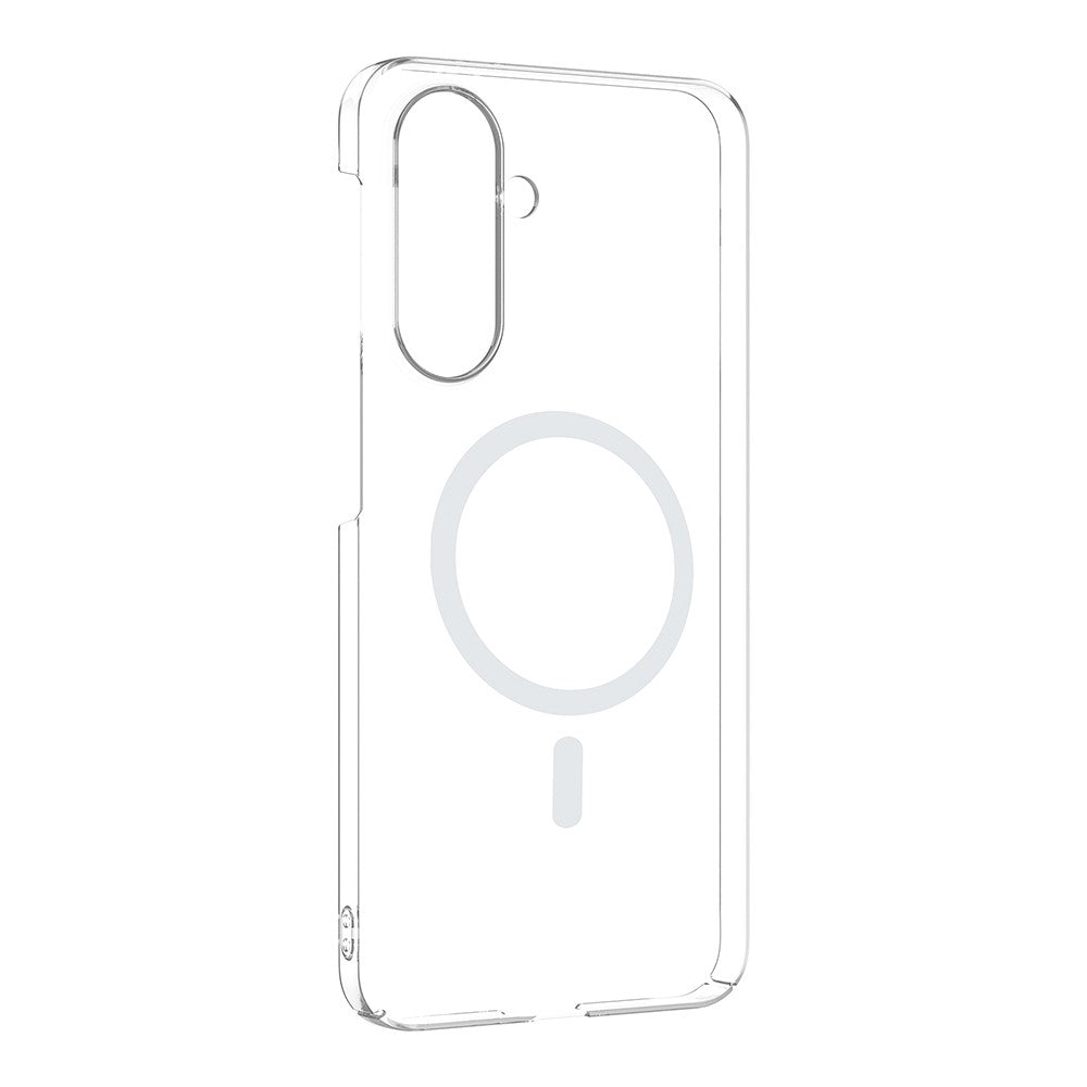 Galaxy A36 Kamera Korumalı M-Safe Şarj Özellikli Şeffaf Zore London Sert PC Kapak