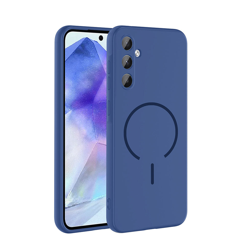 Galaxy A55 Kılıf M-safe Şarj Özellikli Zore Meta Kapak