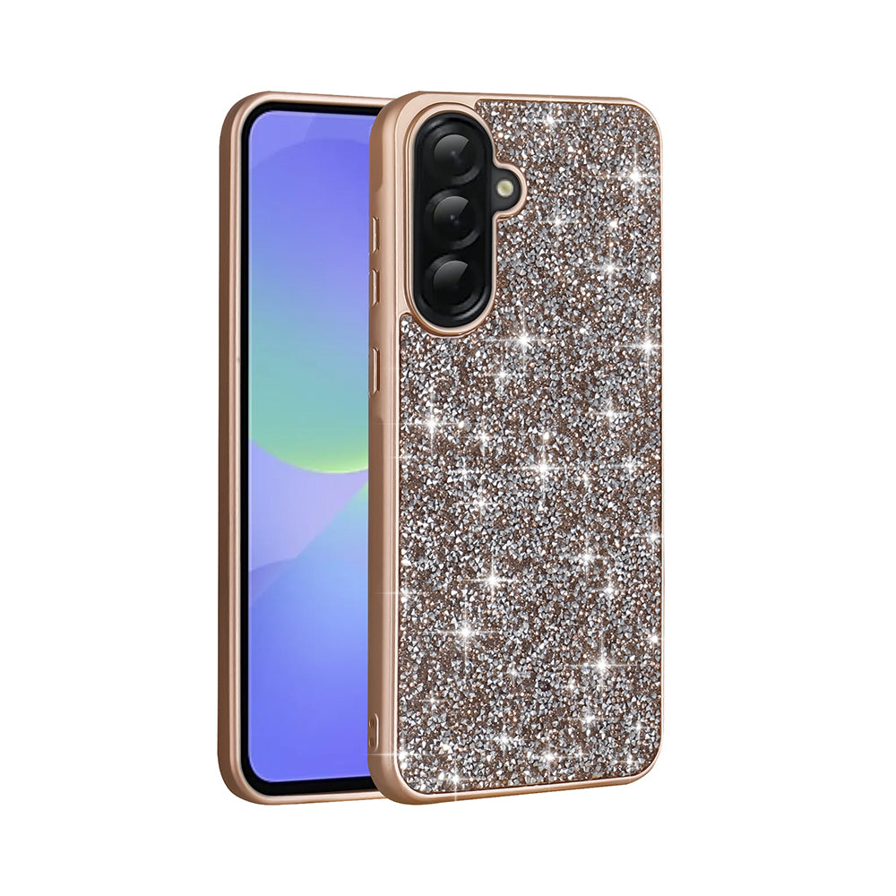 Galaxy A56 Kılıf Parlak Taşlı Tasarım Zore Pırlanta Kapak