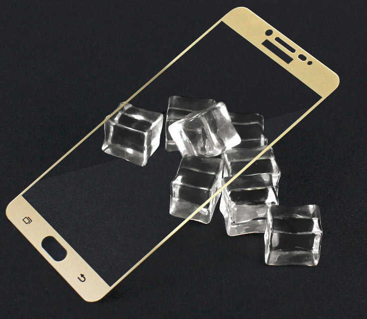 Galaxy C7 Pro Zore Ekranı Tam Kaplayan Düz Cam Koruyucu