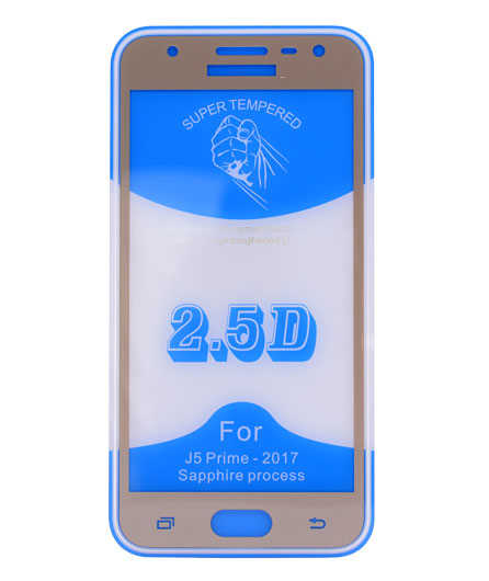 Galaxy J5 Prime Zore Az Eğimli Full Yapışkanlı Cam