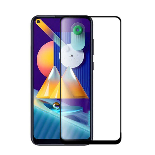 Galaxy M11 Zore Kenarları Kırılmaya Dayanıklı Cam Ekran Koruyucu