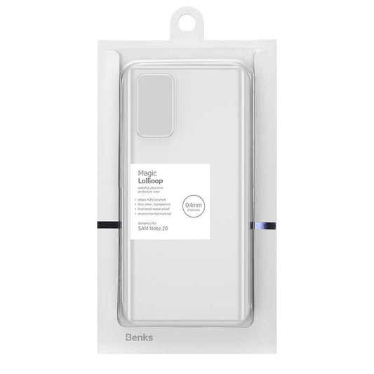 Galaxy Note 20 Kılıf Benks Lollipop Protective Kapak Beyaz