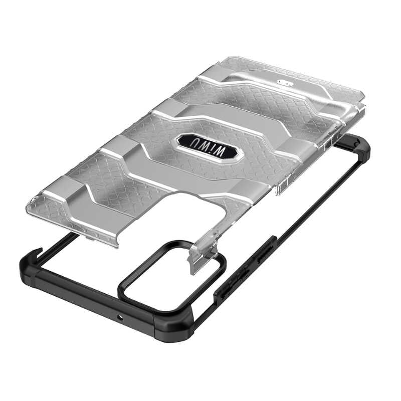 Galaxy Note 20 Kılıf Wiwu Voyager Kapak Mavi