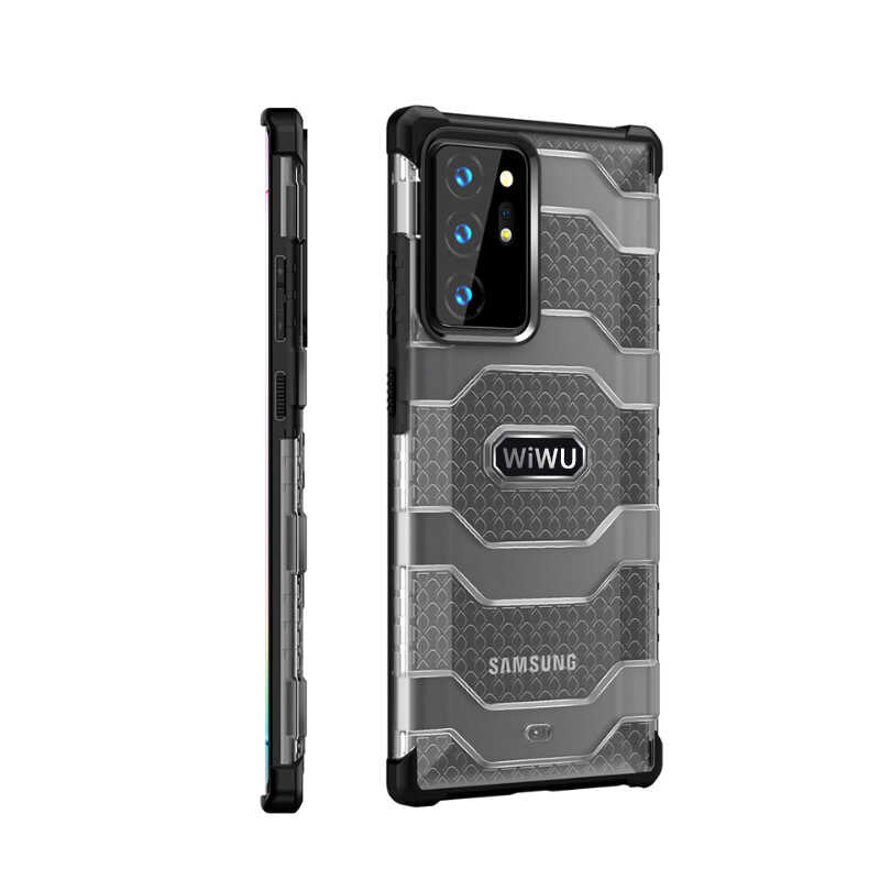 Galaxy Note 20 Ultra Kılıf Wiwu Voyager Kapak Koyu Yeşil