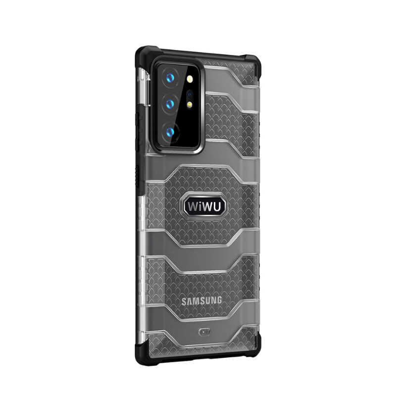Galaxy Note 20 Ultra Kılıf Wiwu Voyager Kapak Koyu Yeşil