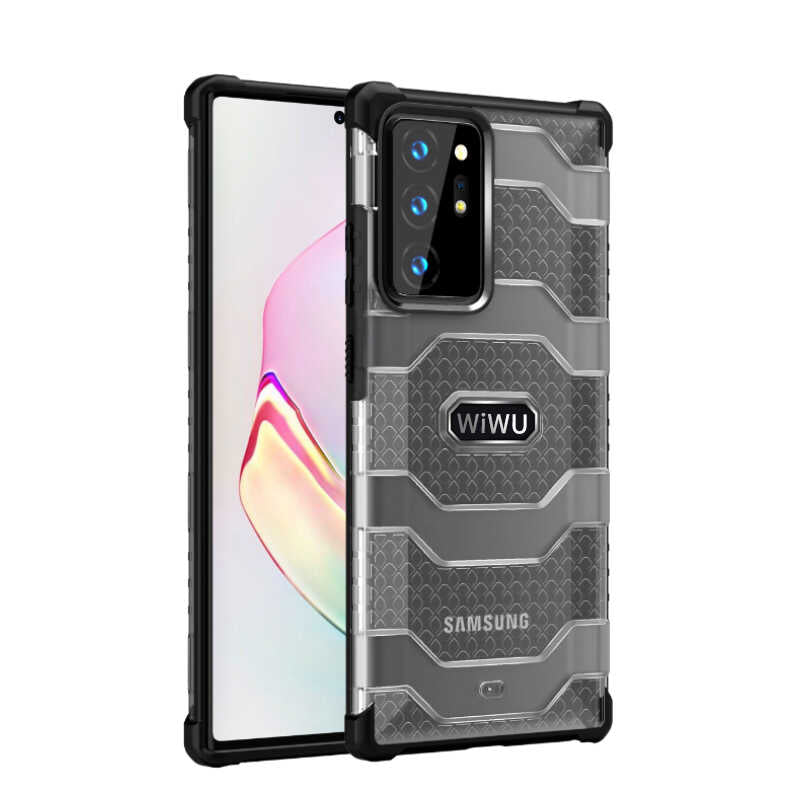 Galaxy Note 20 Ultra Kılıf Wiwu Voyager Kapak Koyu Yeşil