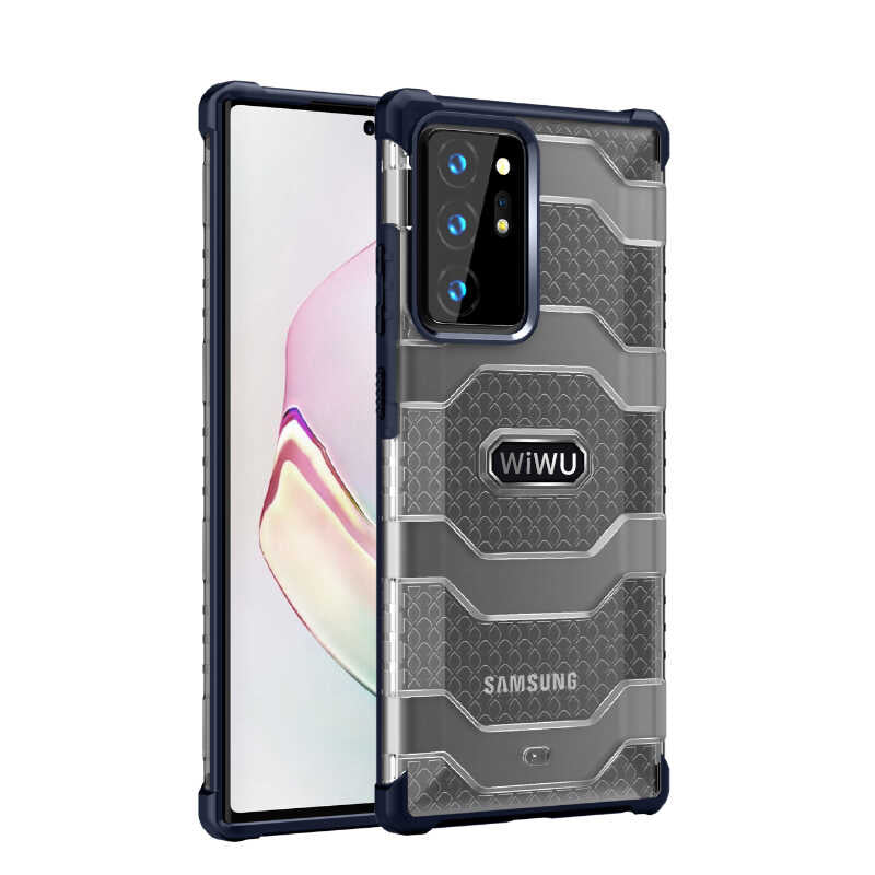Galaxy Note 20 Ultra Kılıf Wiwu Voyager Kapak Koyu Yeşil