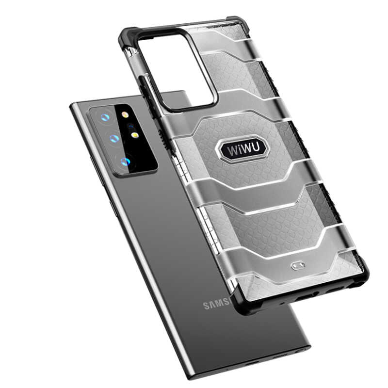 Galaxy Note 20 Ultra Kılıf Wiwu Voyager Kapak Mavi