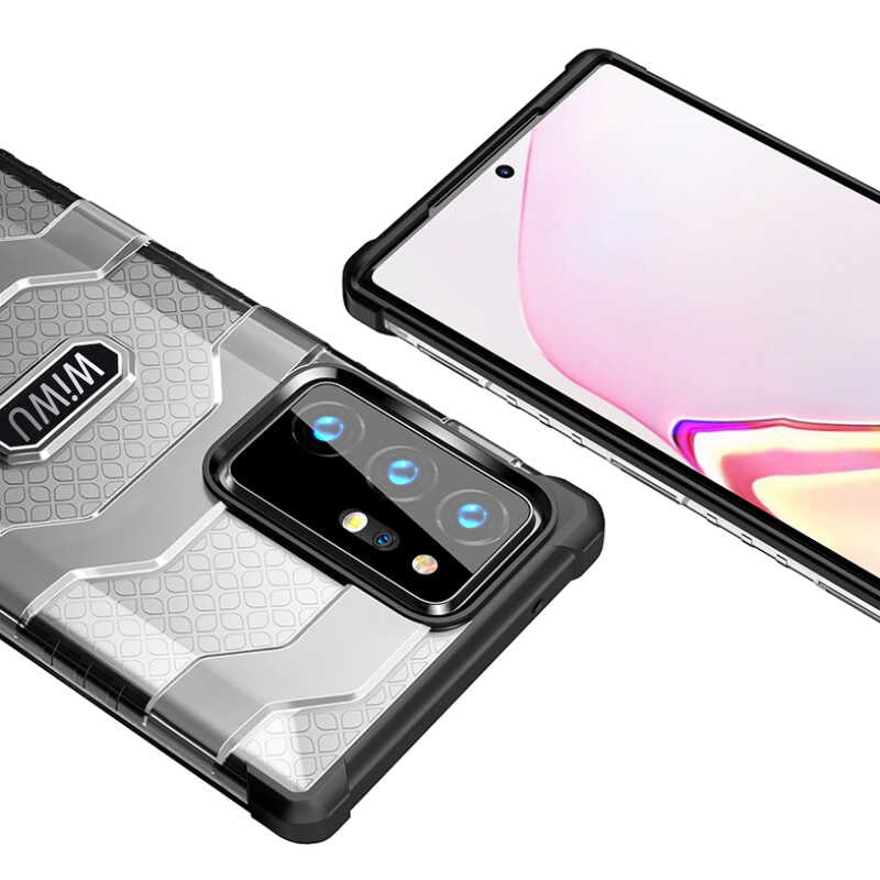 Galaxy Note 20 Ultra Kılıf Wiwu Voyager Kapak Yeşil