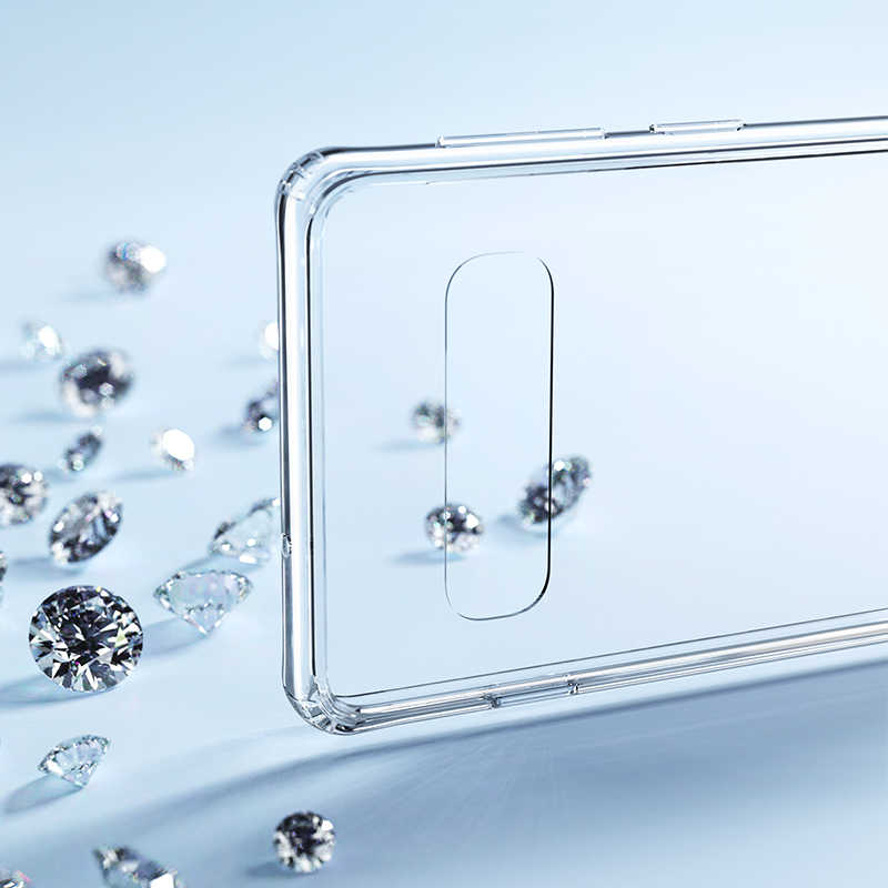 Galaxy S10 Plus Kılıf Benks Magic Crystal Clear Glass Kapak Renksiz