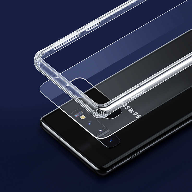 Galaxy S10 Plus Kılıf Benks Magic Crystal Clear Glass Kapak Renksiz