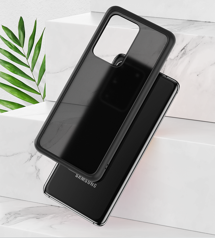 Galaxy S20 Plus Kılıf Benks Magic Smooth Drop Resistance Kapak Siyah
