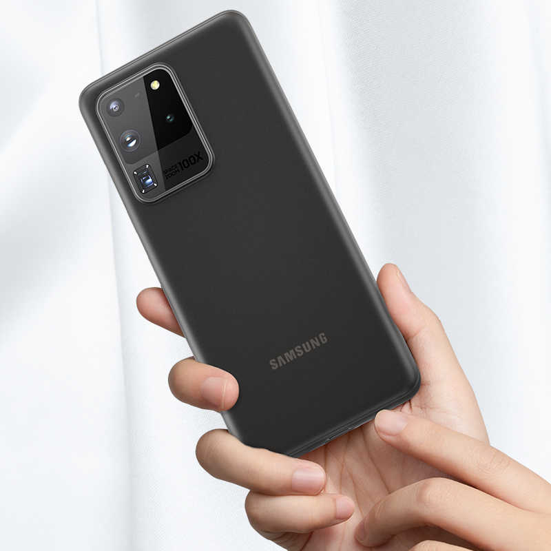 Galaxy S20 Ultra Kılıf Benks Lollipop Protective Kapak Siyah