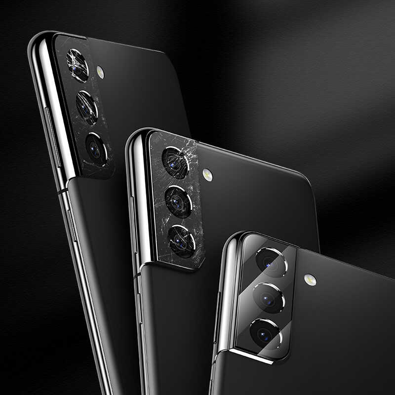 Galaxy S21 Benks İntegrated Kamera Lens Koruyucu Cam Renksiz