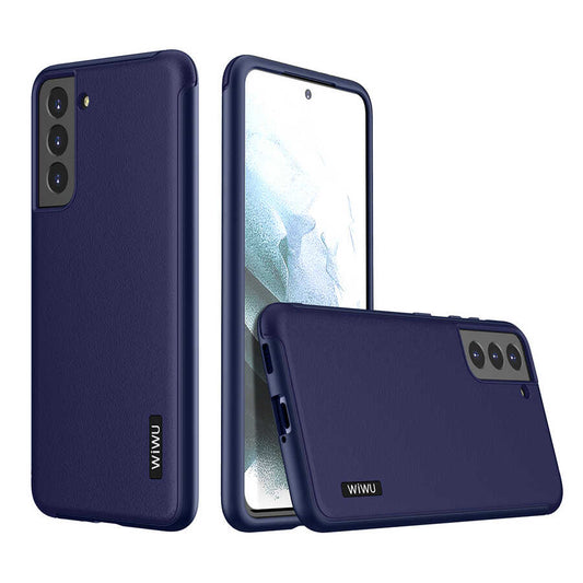 Galaxy S21 Kılıf Wiwu Sand Stone Kapak Yeşil