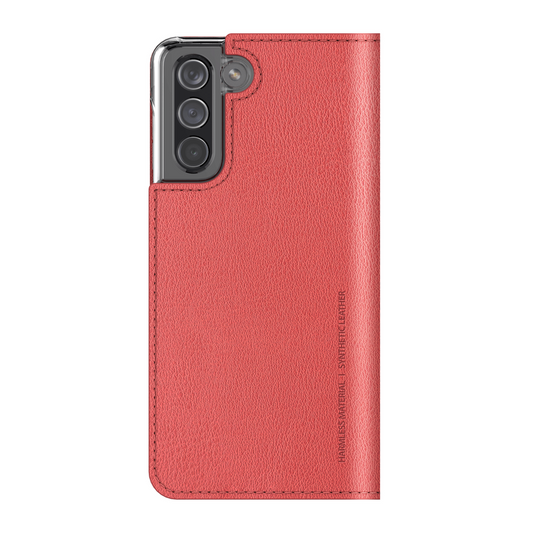 Galaxy S21 Plus Kılıf Araree Mustang Diary Kılıf Kırmızı
