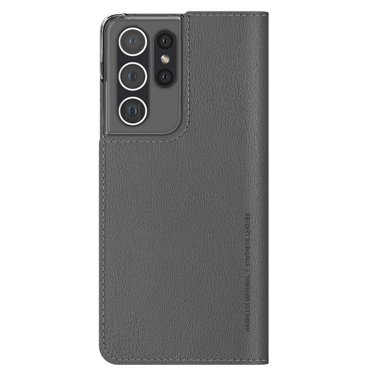 Galaxy S21 Ultra Kılıf Araree Mustang Diary Kılıf Gri
