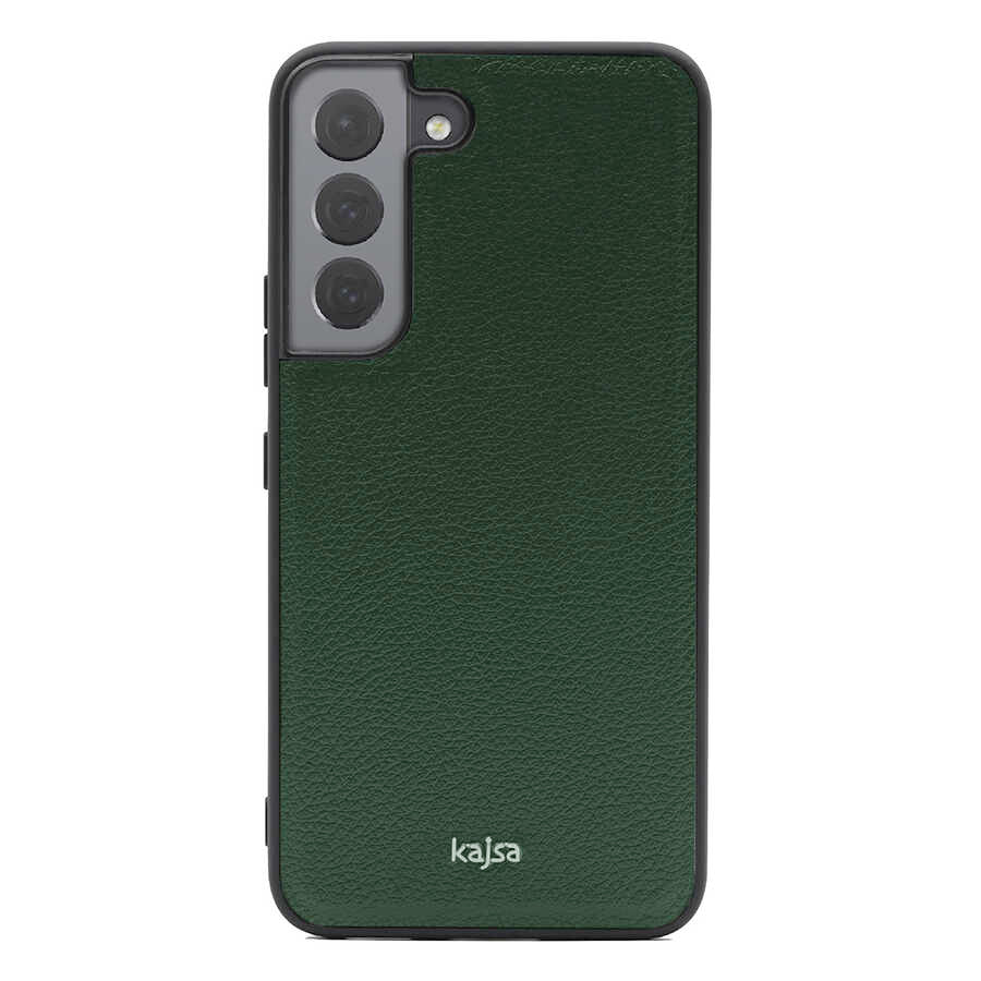 Galaxy S22 Kılıf Kajsa Luxe Collection Hakiki Deri Kapak