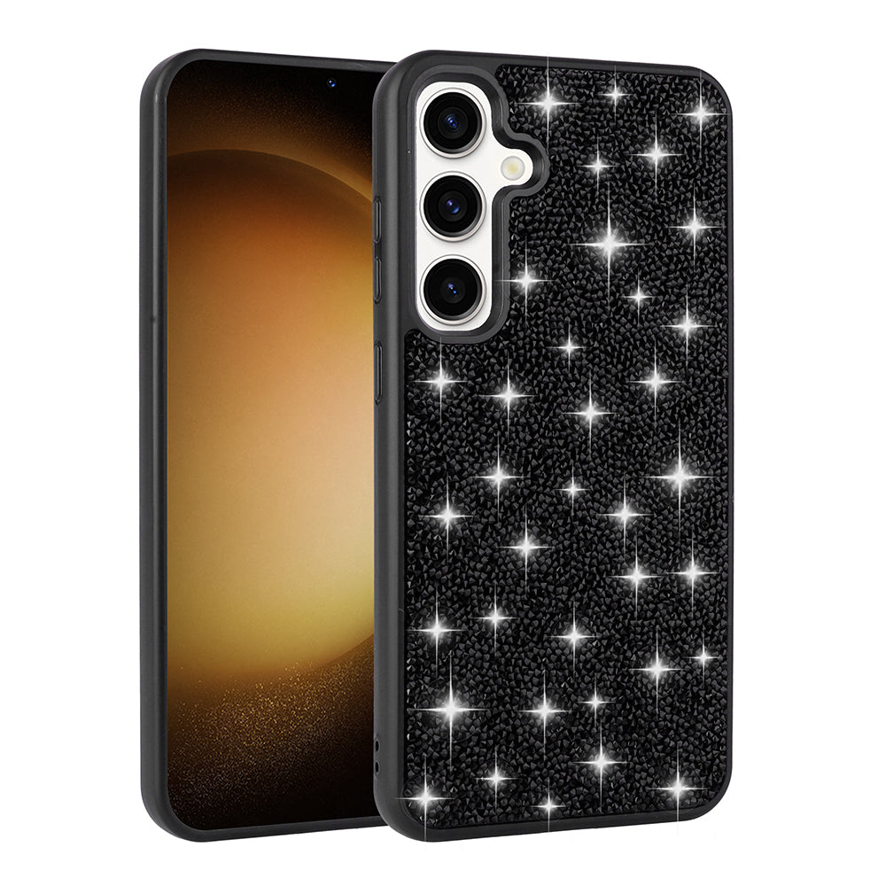 Galaxy S24 FE Kılıf Parlak Taşlı Tasarım Zore Pırlanta Kapak